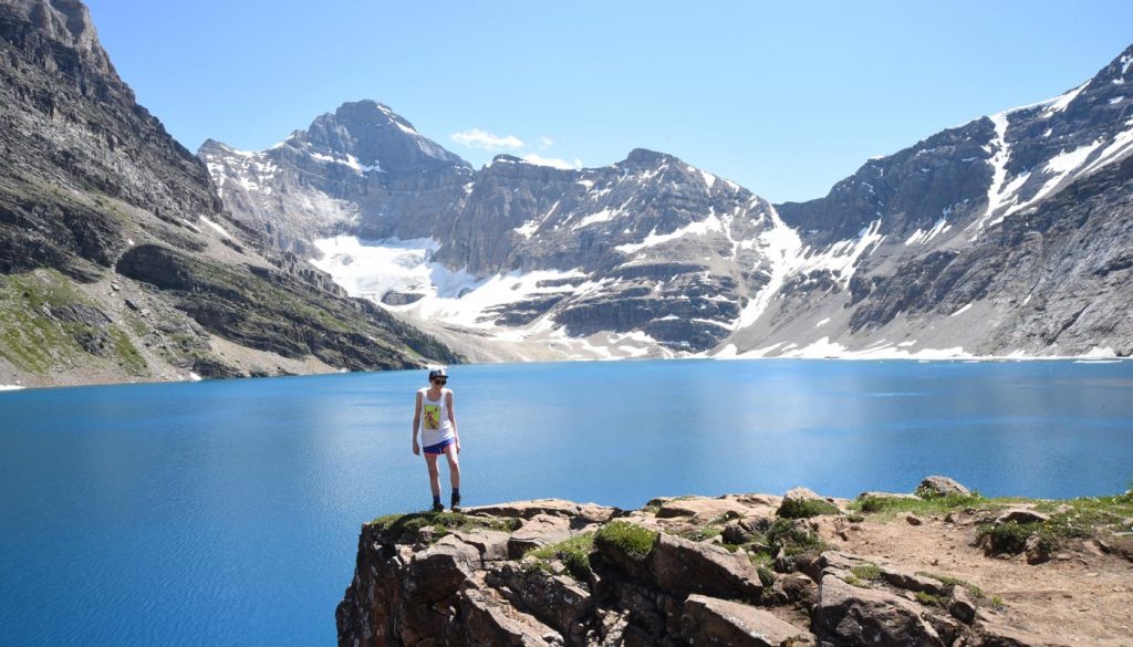 Hannah Antonsen at Lake McArthur, BC